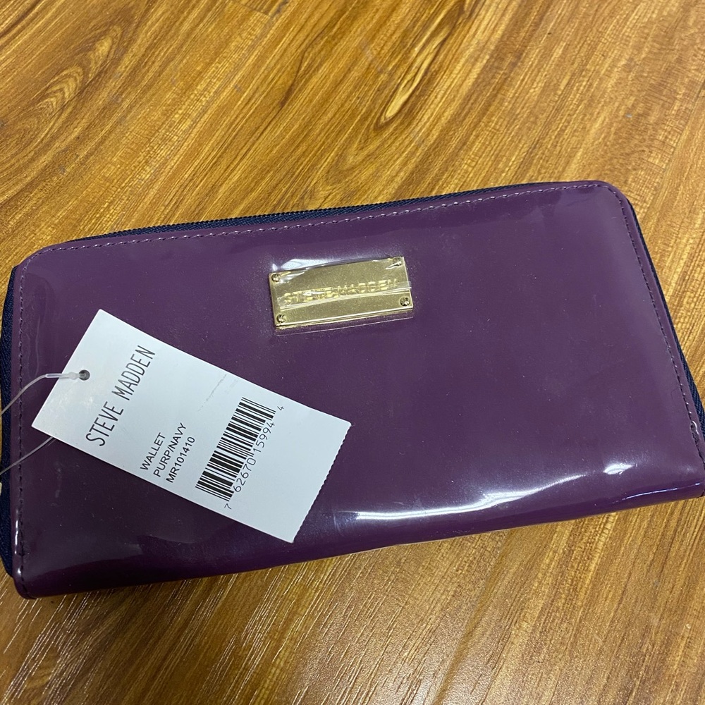 Purple Steve Madden wallet new with tags
